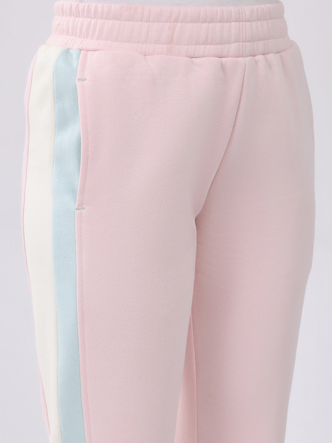 Women Pink Printed Regular Fit Winter Lower