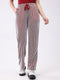 Women Red Self Design Regular Fit Winte Lower