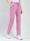 Women Pink Solid Regular Fit Lower