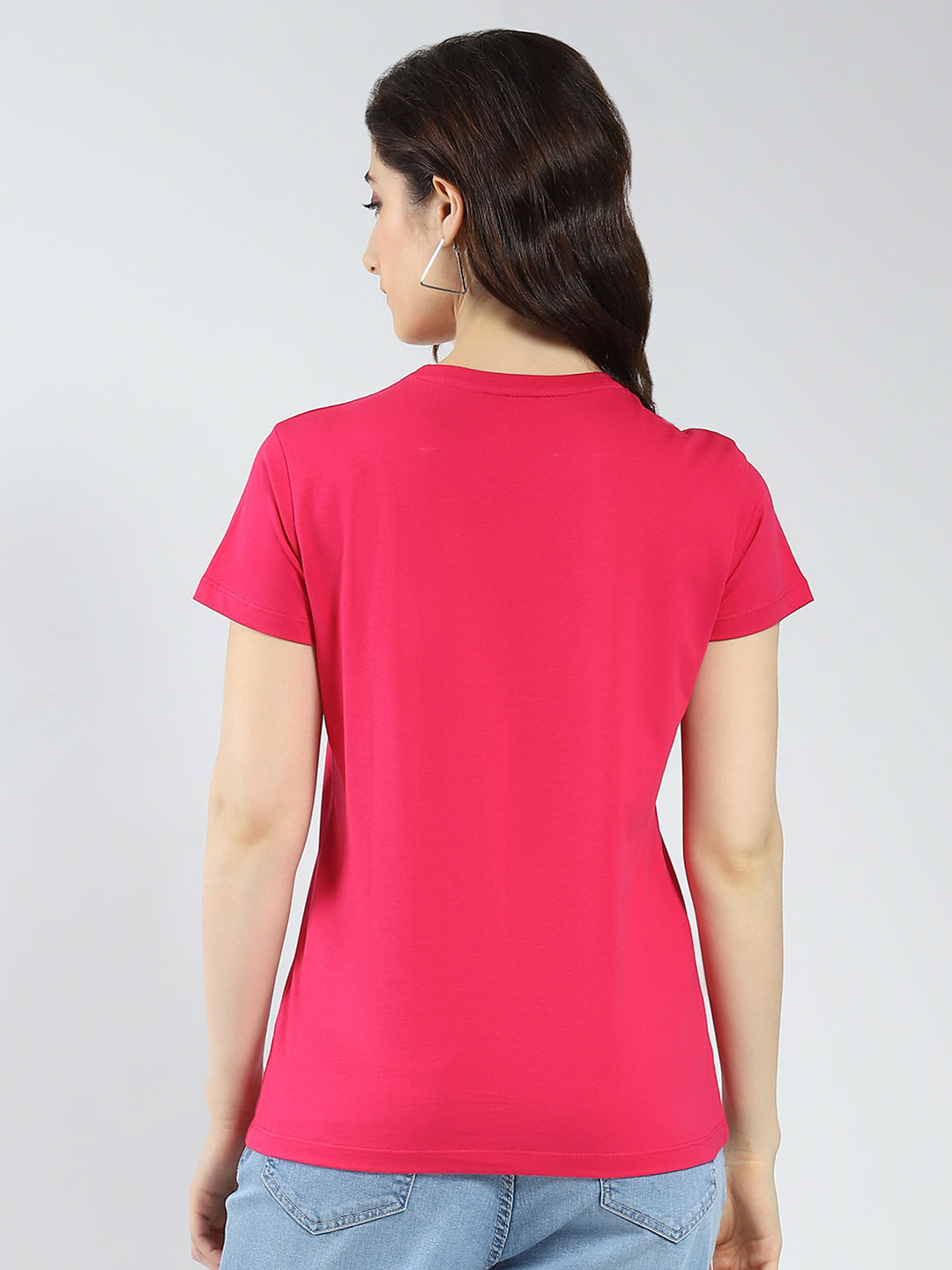 Women Black & Red Printed Round Neck Half Sleeve Top 2Pc Set