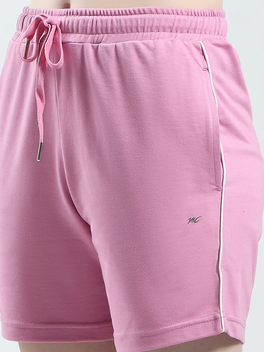 Women Pink Solid Regular Fit Short