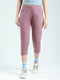 Women Pink Solid Regular Fit Capri