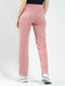 Women Peach Solid Regular Fit Lower