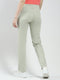 Women Green Solid Regular Fit Lower