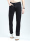 Men Black Solid Narrow Fit Denim