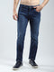 Men Blue Solid Narrow Fit Denim