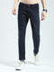 Men Blue Solid Ankle Length Denim