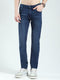 Men Navy Blue Solid Skinny Fit Denim