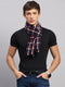 Men Multicolor Self Design Wool Muffler
