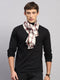Men Multicolor Self Design Wool Muffler