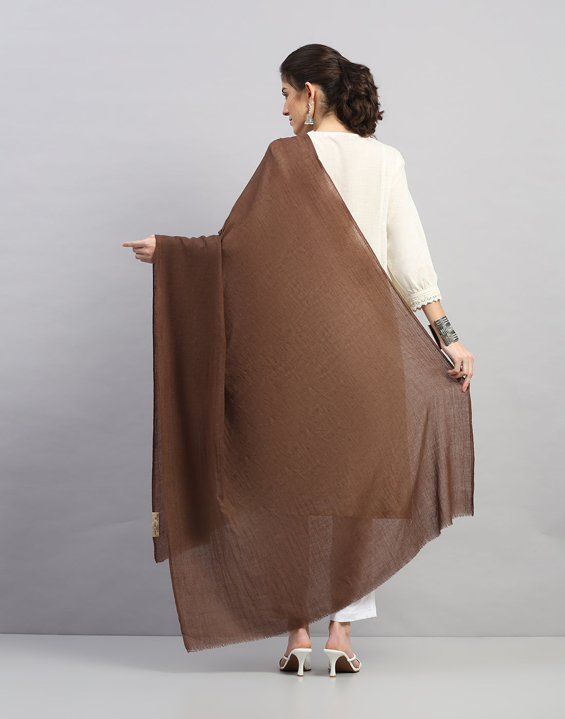 Women Multicolor Self Design   Shawl