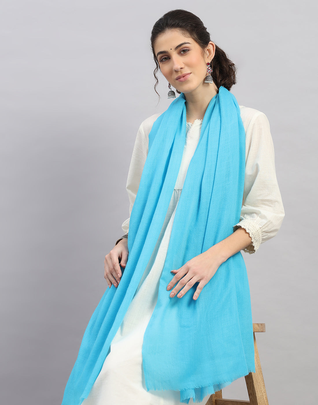 Women Multicolor Self Design   Shawl