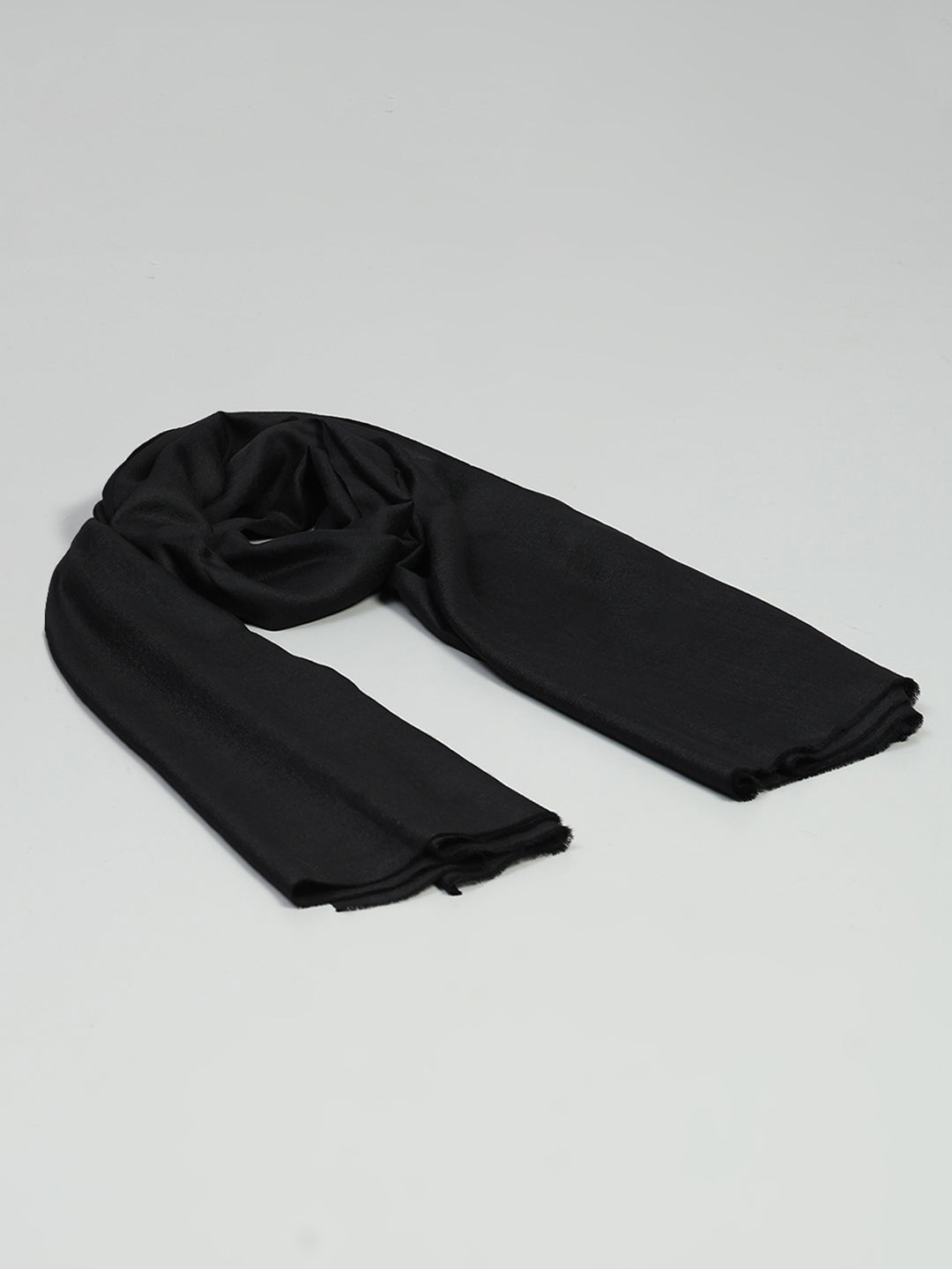 Women Multicolor Self Design Wool Shawl