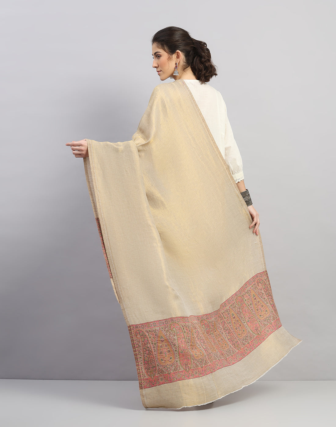 Women Multicolor Self Design   Shawl