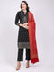 Women Red Printed Wool Blend Shawl