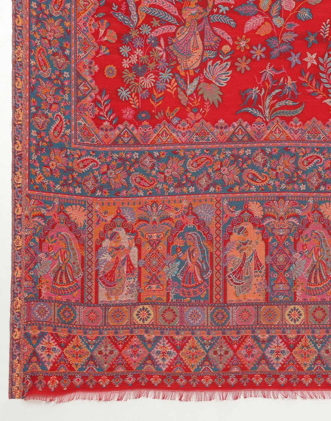 Women Multicolor Self Design   Shawl