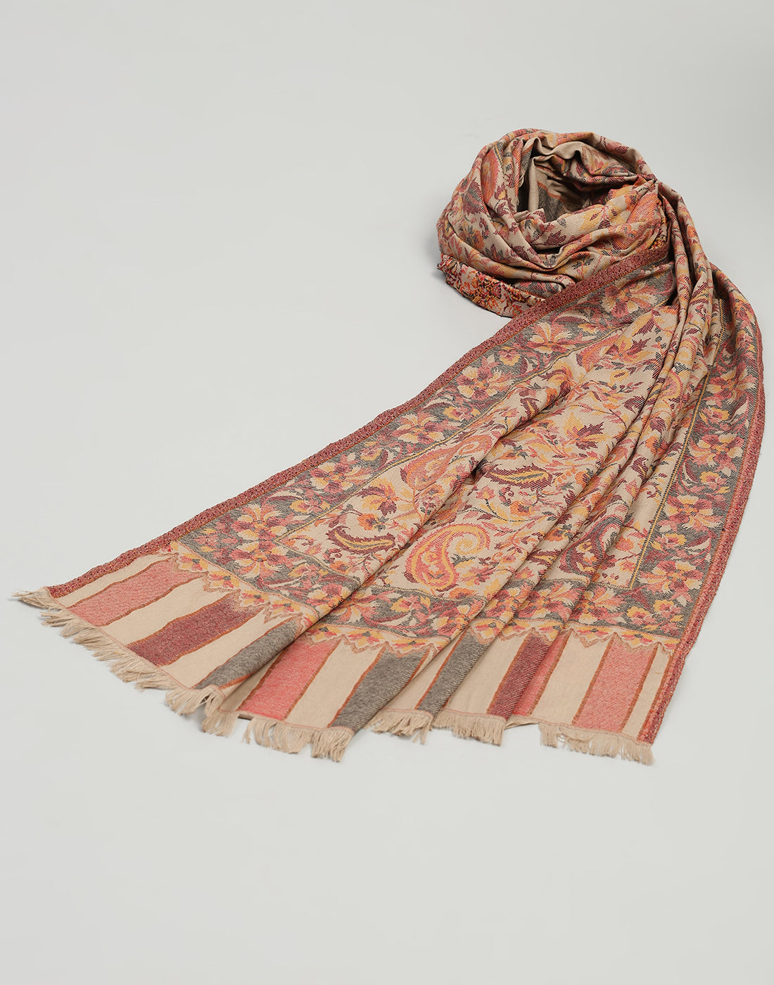 Women Multicolor Self Design   Shawl