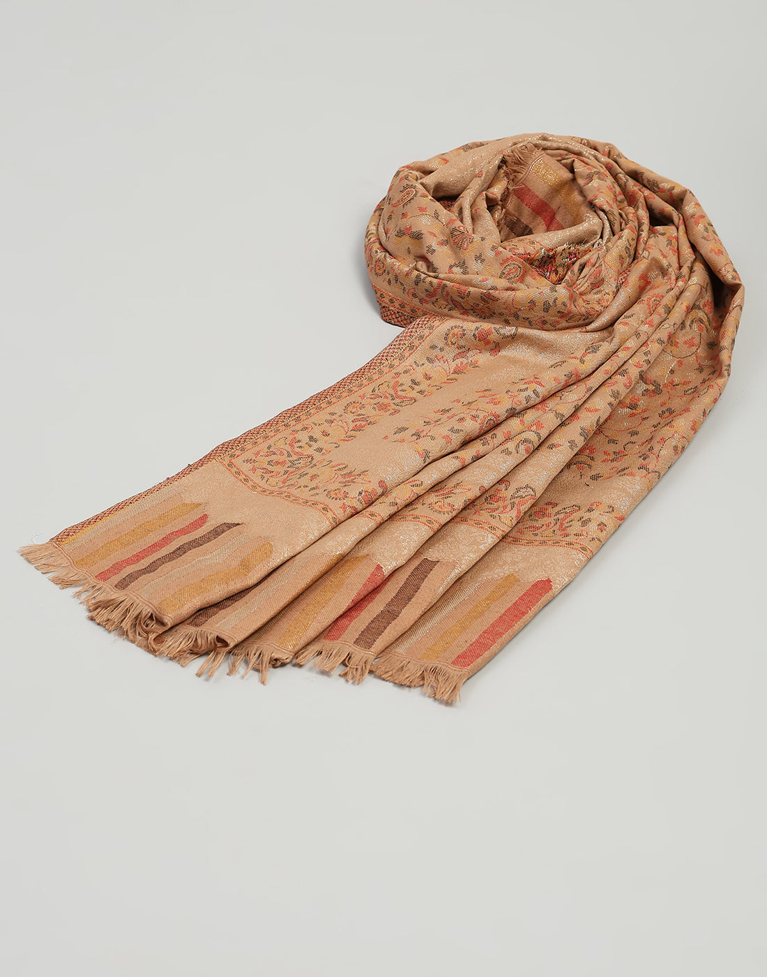 Women Multicolor Self Design   Shawl