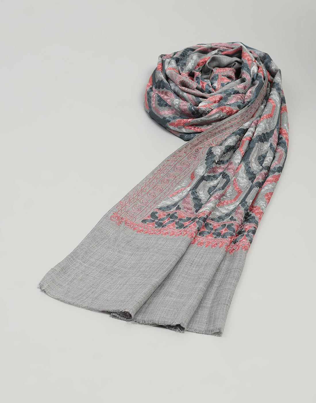 Women Multicolor Self Design   Shawl