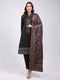 Women Brown Printed Wool Blend Shawl