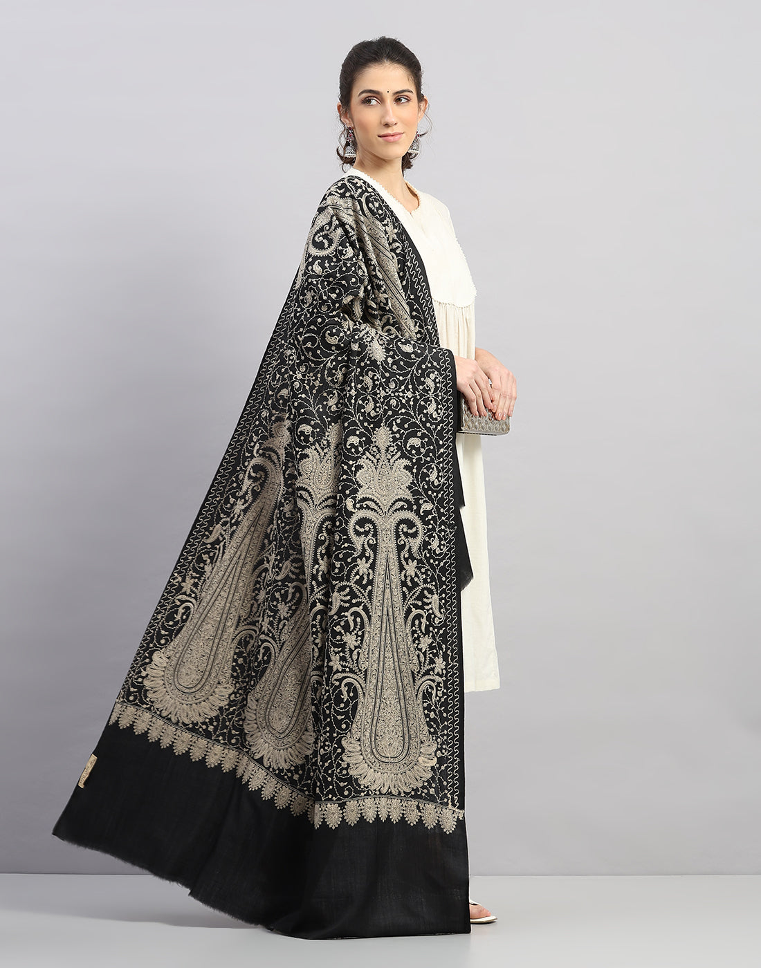 Women Multicolor Self Design   Shawl