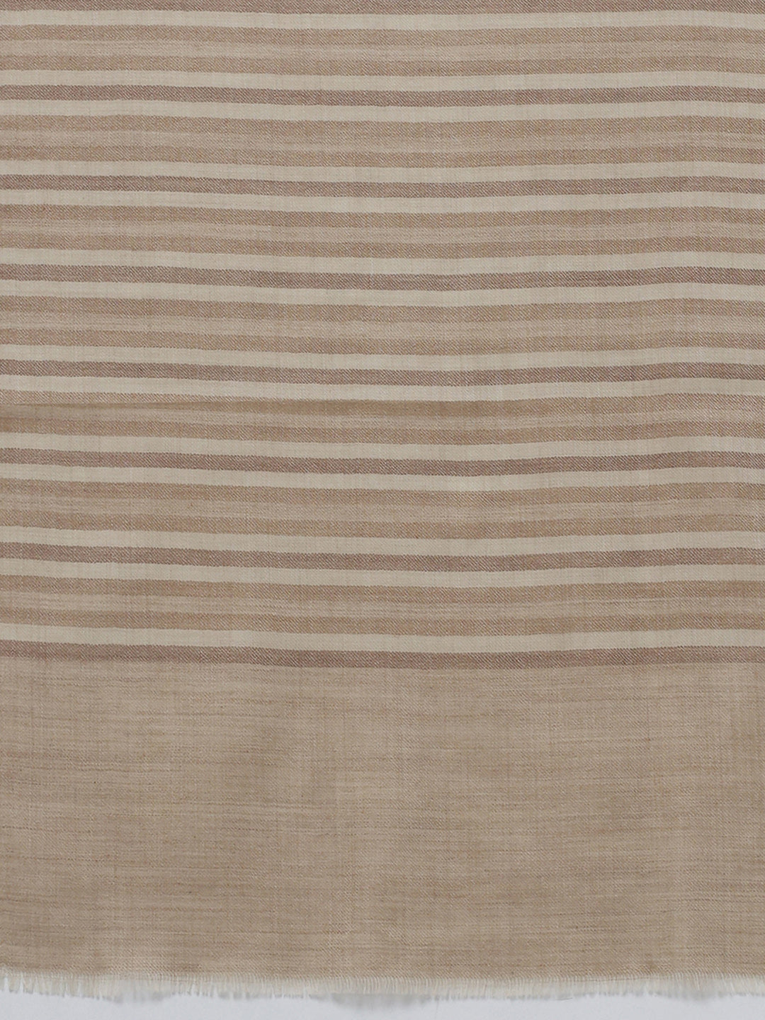 Women Beige Solid Wool Blend Stole