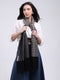 Women Grey & Black Solid Wool Blend Stole