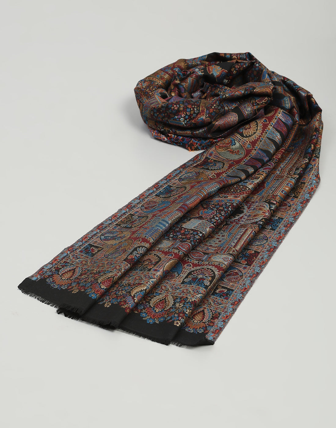 Women Multicolor Self Design   Stole