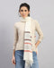 Women Multicolor Self Design Stole