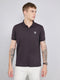 Rock.it Men Maroon Solid Collar Half Sleeve T-Shirt
