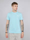 Rock.it Men Sky Blue Solid Round Neck Half Sleeve T-Shirt