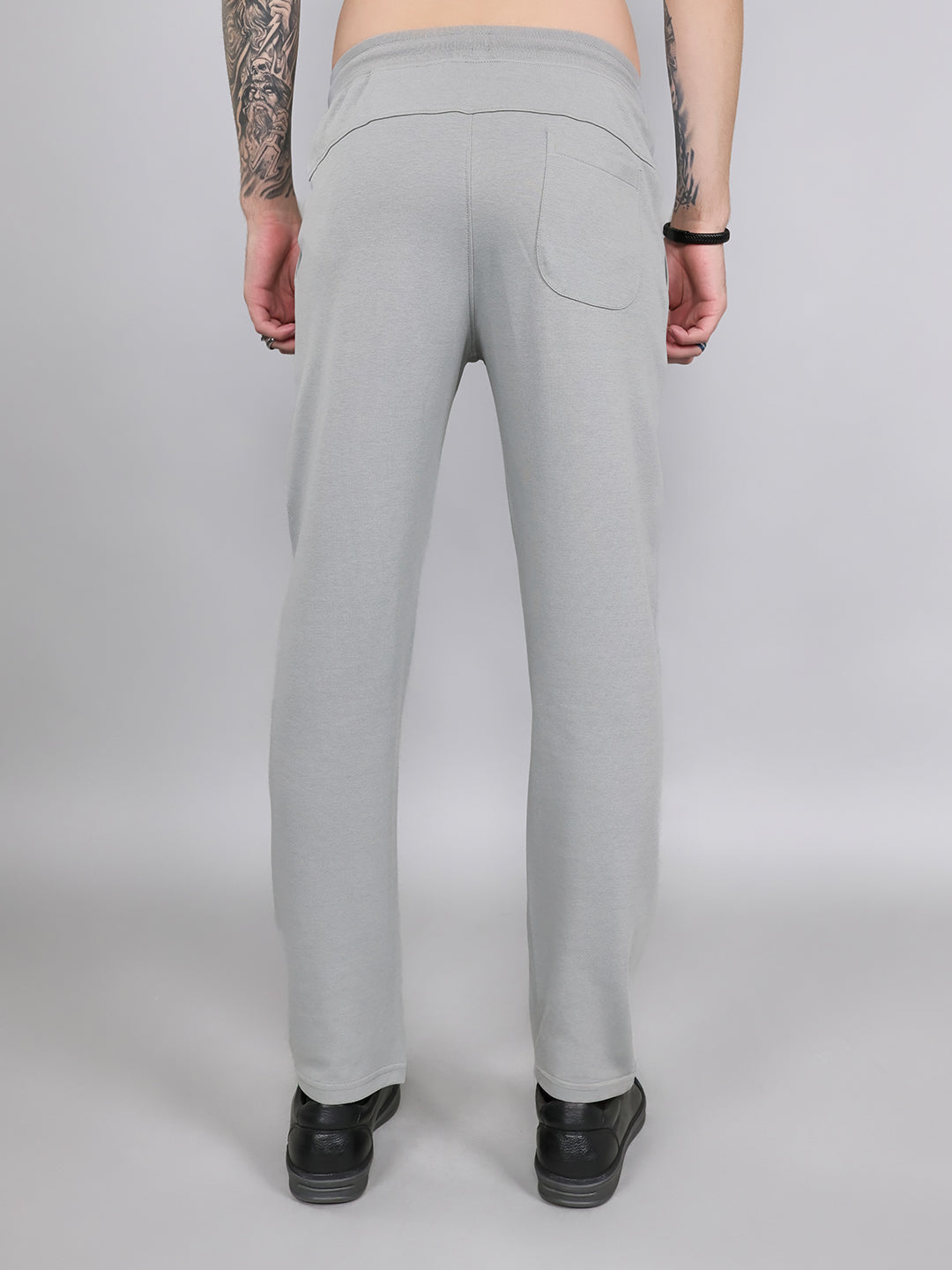 Rock.it Men Grey Solid Smart Fit Lower