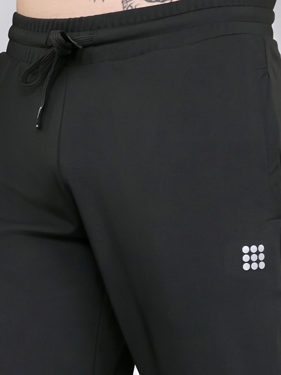 Rock.it Men Black Solid Smart Fit Lower