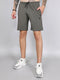 Rock.it Men Grey Solid Regular Fit Shorts