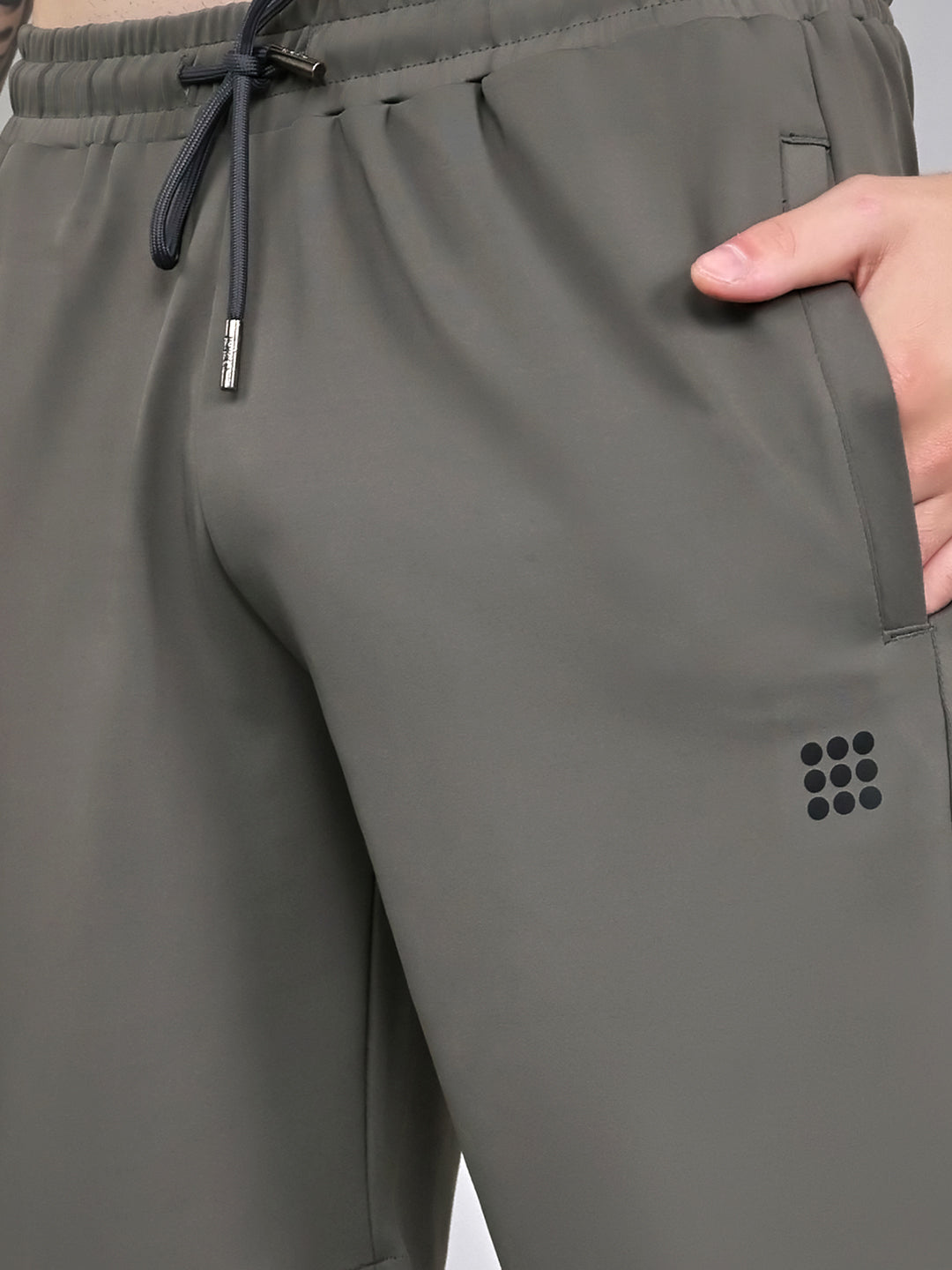 Rock.it Men Grey Solid Regular Fit Shorts