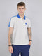 Rock.it Men White Solid Collar Half Sleeve T-Shirt