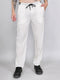 Rock.it Men Off White Solid Regular Fit Lower