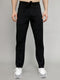 Rock.it Men Black Solid Slim Fit Lower