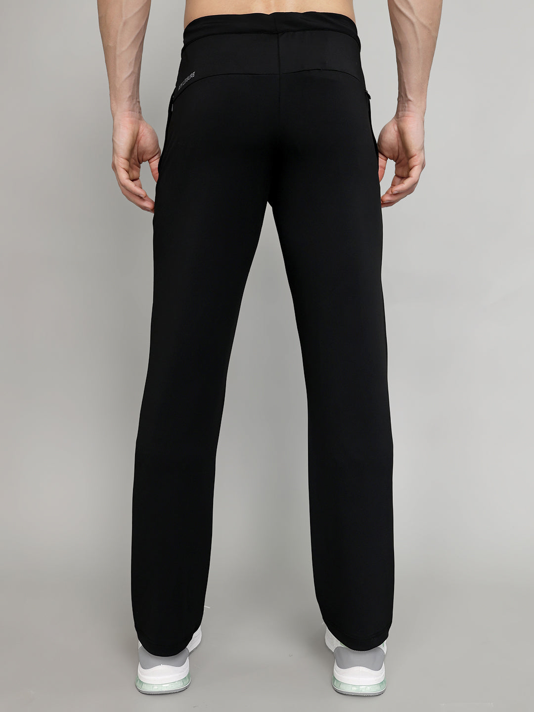 Rock.it Men Black Solid Slim Fit Lower