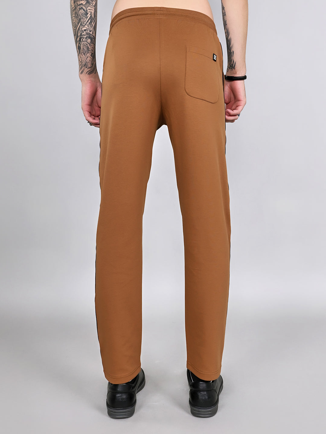 Rock.it Men Tan Solid Smart Fit Lower