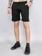 Rock.it Men Black Solid Regular Fit Shorts