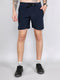 Rock.it Men Navy Blue Solid Regular Fit Shorts