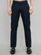 Rock.it Men Navy Blue Solid Regular Fit Chinos