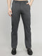 Rock.it Men Charcoal Solid Slim Fit Chinos