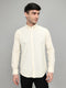 Rock.it Men Yellow Stripe Collar Full Sleeve Shirt