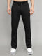 Men Black Solid Regular Fit Lower