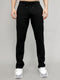 Men Black Solid Regular Fit Lower