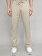 Men Beige Solid Regular Fit Lower