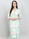 Women Multicolor Printed V Neck Kurti