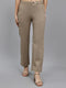 Women Beige Solid Regular Fit Jegging